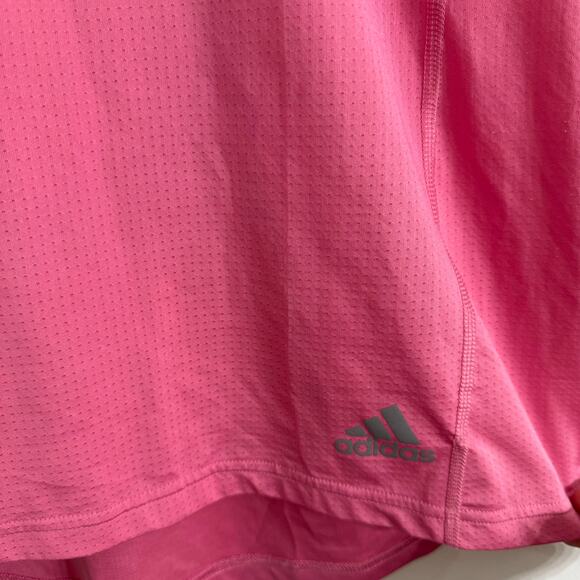 Adidas Running Primegreen Racerback OTR Tank Top Reflective Rose Pink Size Small - Picture 4 of 10